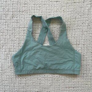 Lululemon Women's Blue Crossback Sports Bra - Size 12